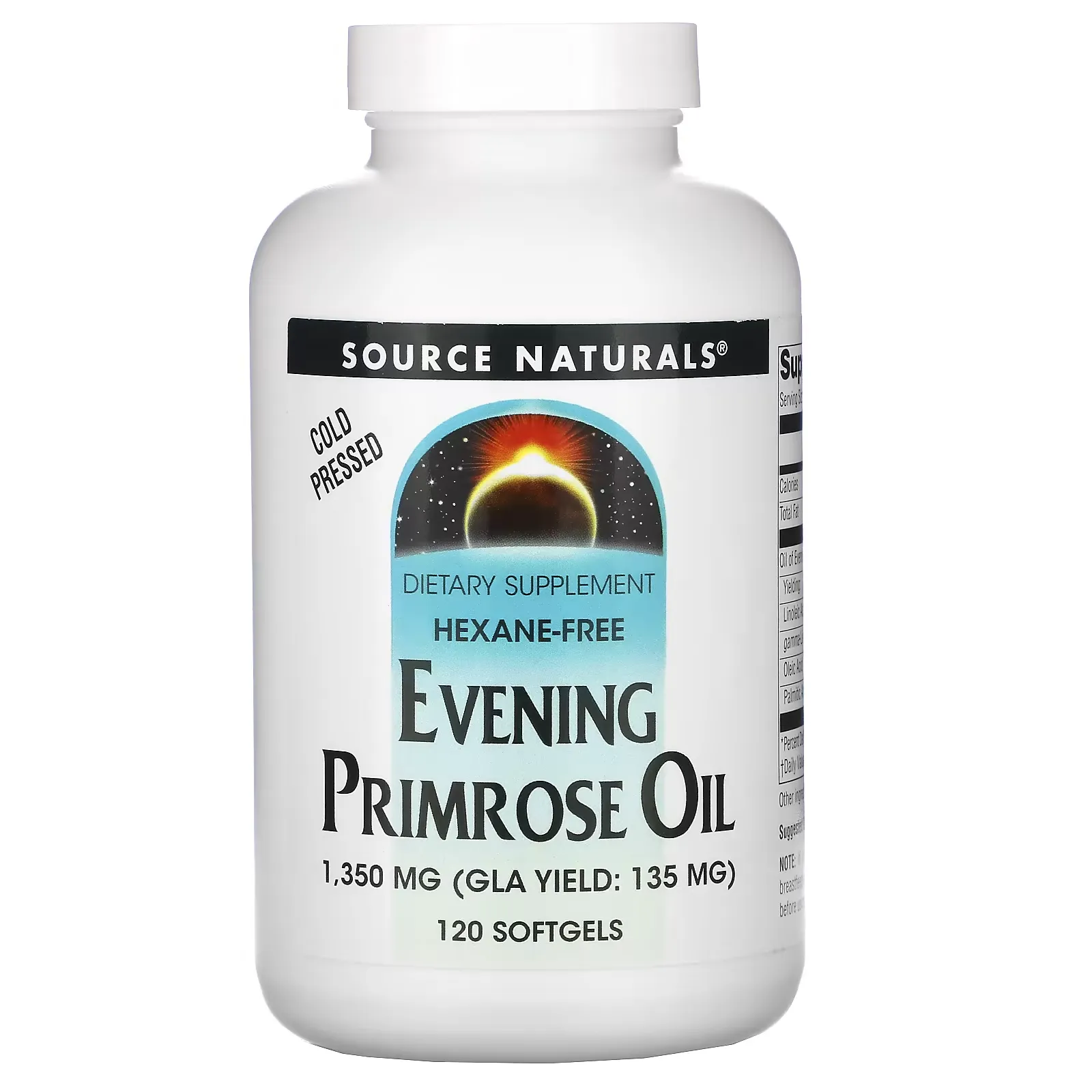 Evening Primrose Oil, 1,350 mg, 120 Softgels