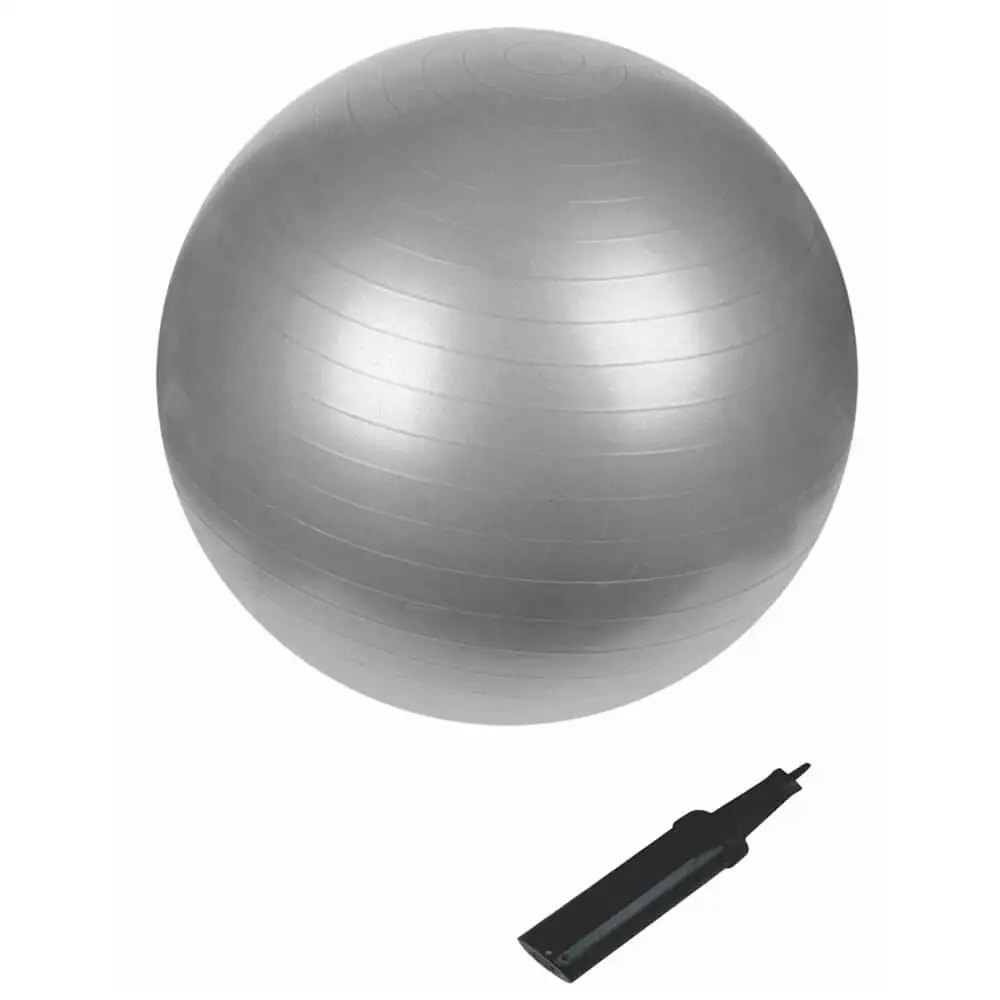 B Fit USA Anti Burst Gym Ball (3629-95),  Silver  95 cm