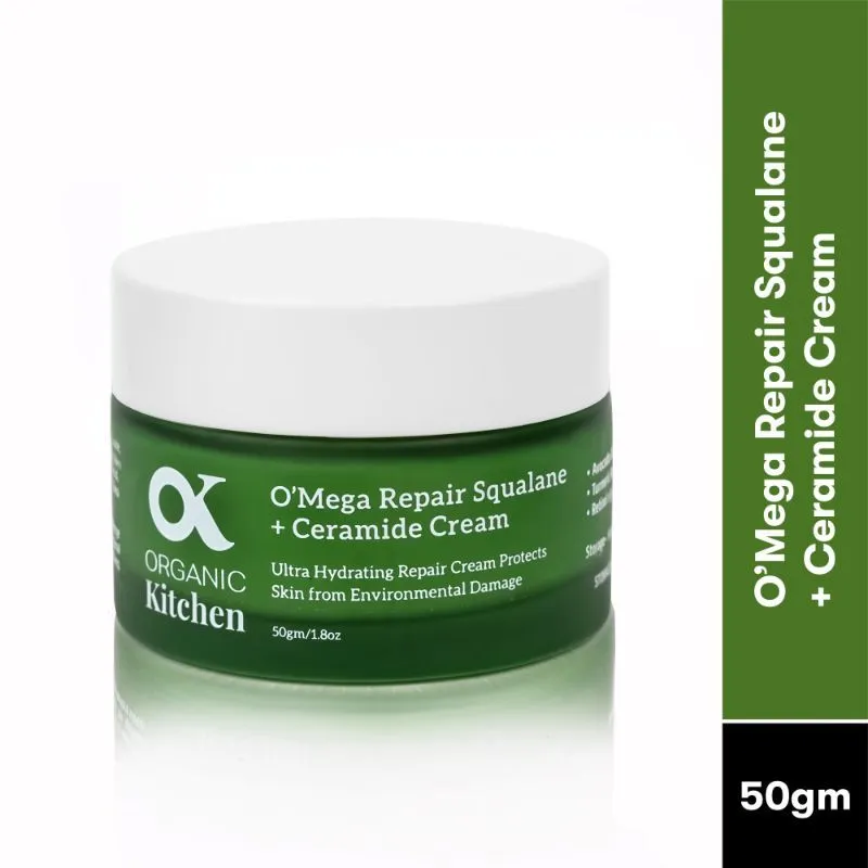 Organic Kitchen Omega Repair Squalane + Ceramide Cream With Hyaluronic Acid