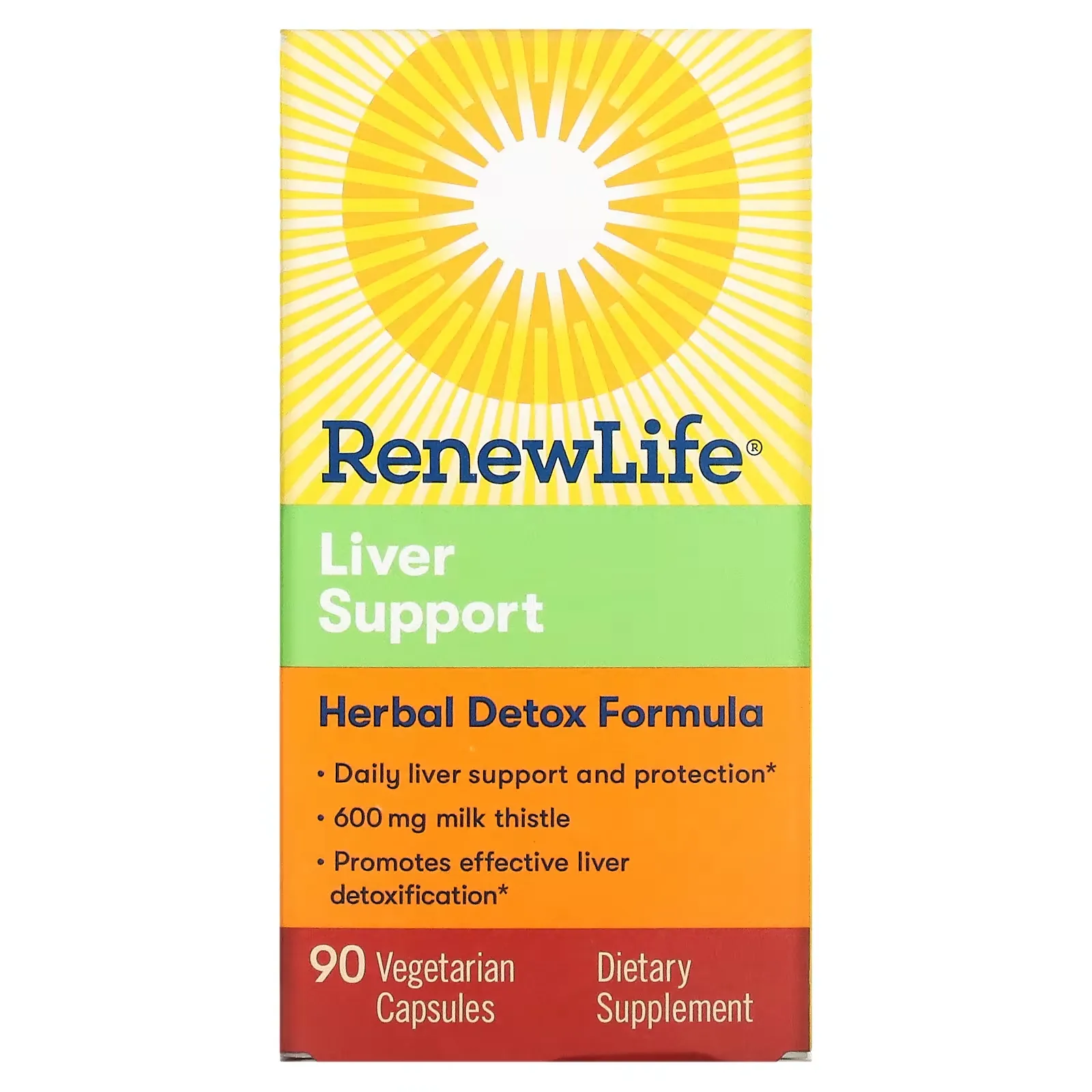 Liver Support, Herbal Detox Formula, 90 Vegetarian Capsules