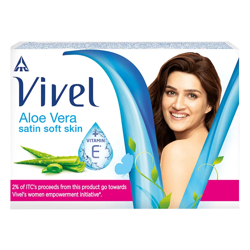 Vivel Aloe Vera Bathing Bar (Pack of 4)