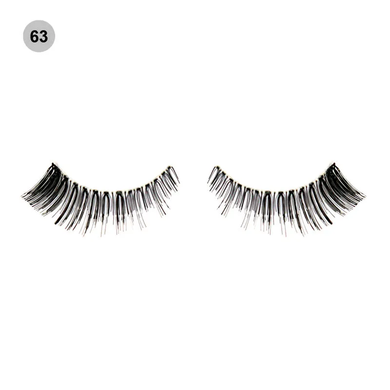 Beautiliss No.63 False Eyelash Eye Makeup Lash 3D Fake Long Natural Eyelashes