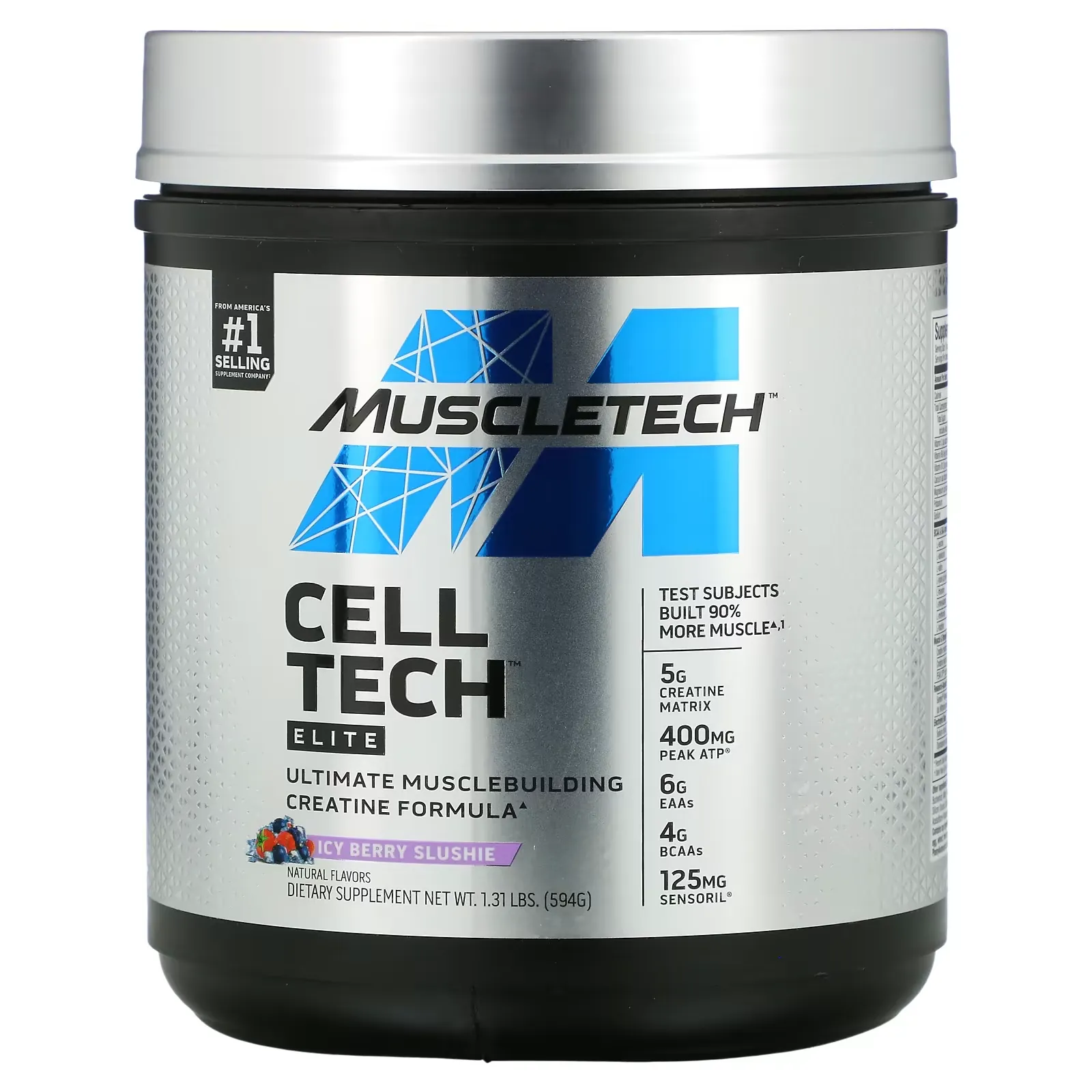 Cell Tech, Elite, Icy Berry Slushie, 1.31 lbs (594 g)