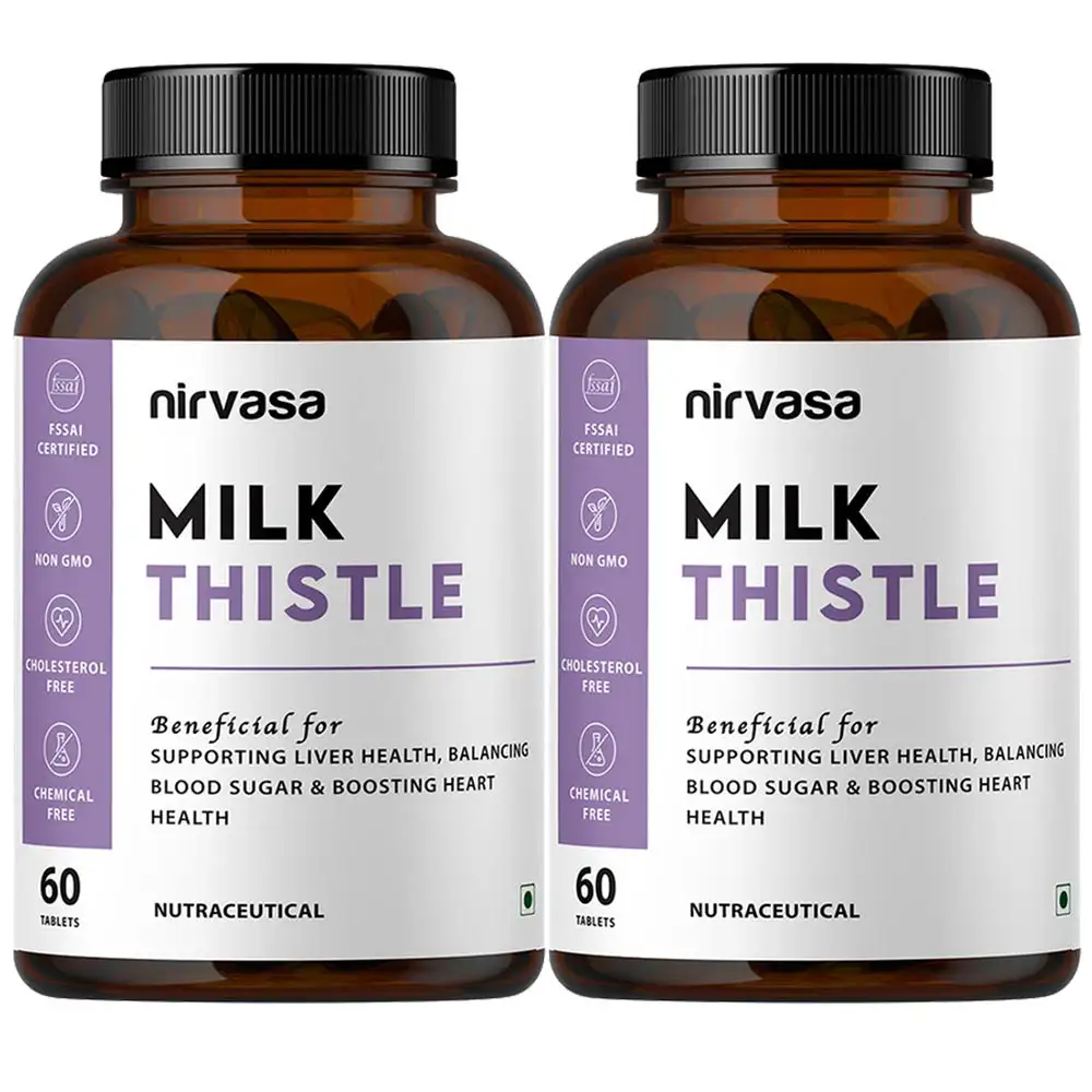 Nirvasa Milk Thistle (Pack of 2),  60 tablet(s)