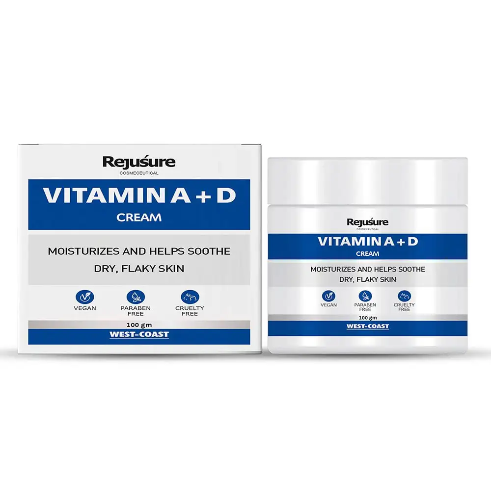 Rejusure Vitamin A + D Cream,  100 g  for All Skin Type