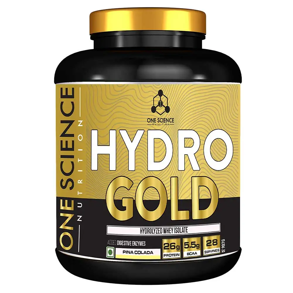 One Science Hydro Gold Hydrolyzed Whey Isolate,  2 lb  Pina Colada