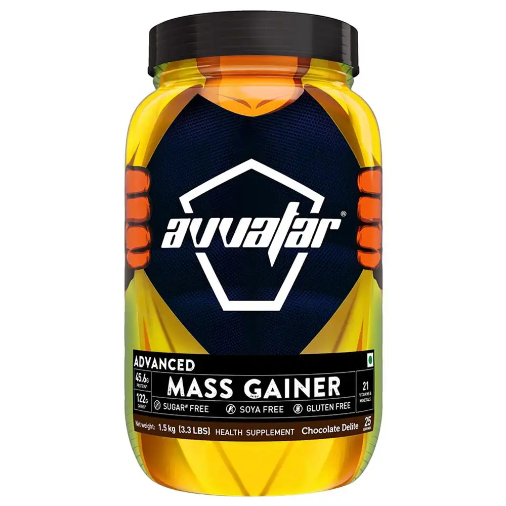 Avvatar Advanced Mass Gainer,  3.3 lb  Chocolate Delite