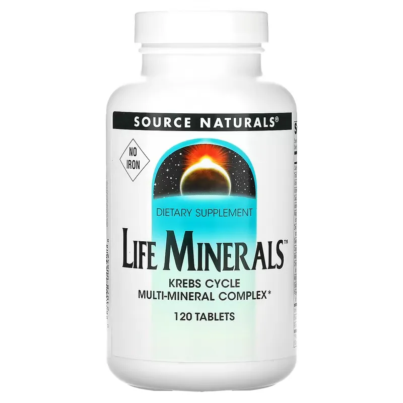 Life Minerals, No Iron, 120 Tablets