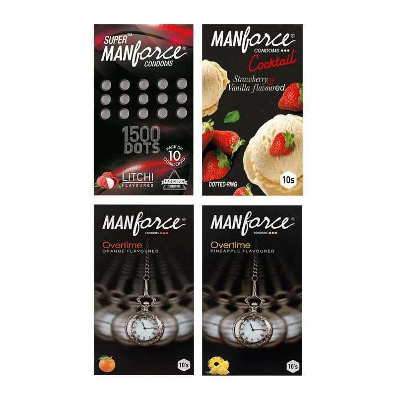 Manforce Fruit Basket Combo Pack - Pack Of 4