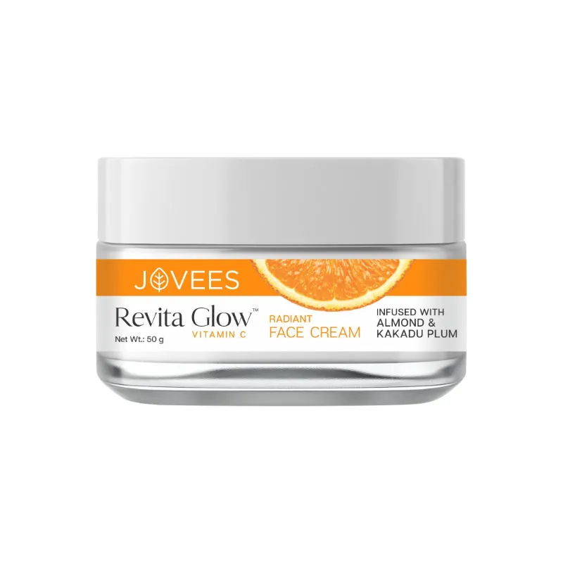 Jovees Herbal Vitamin C Face Cream Infused with Kakadu Plum and Almonds