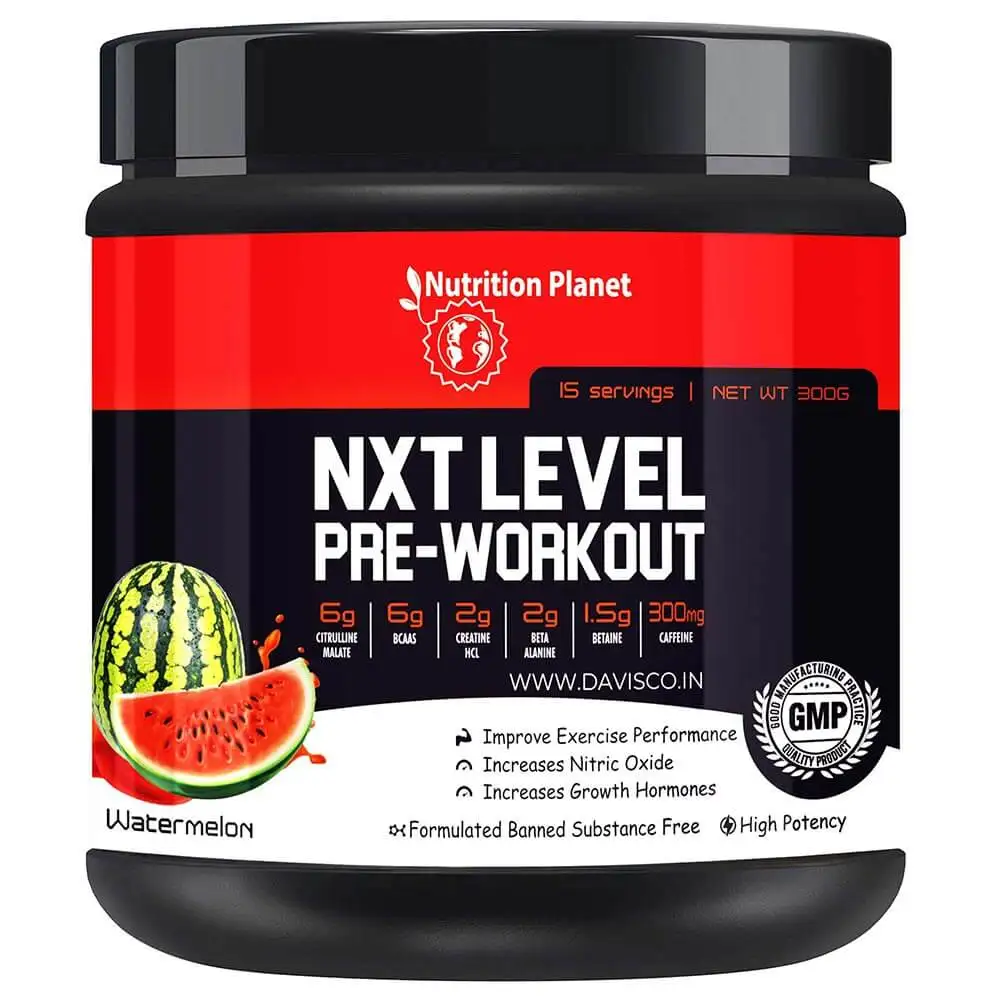 Nutrition Planet NXT Level Pre Workout,  0.66 lb  Watermelon