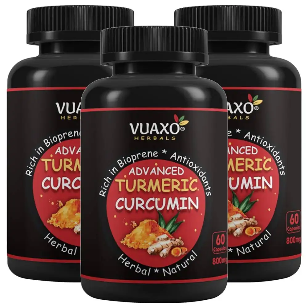 Vuaxo Advanced Turmeric Curcumin,  180 capsules