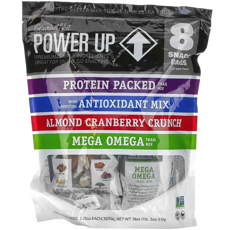 On-The-Go Snacking, Assorted Flavors, 8 Snack Packs, 2.25 oz Each