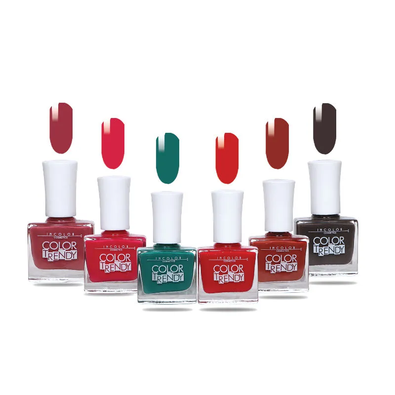 Incolor Color Trendy Matte Nail Enamel Combo - 08