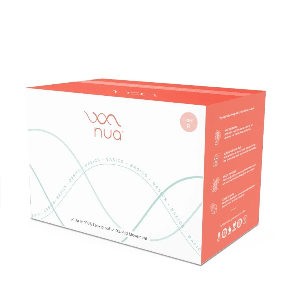 Nua Ultra Thin Sanitary Pads for Women - Light R