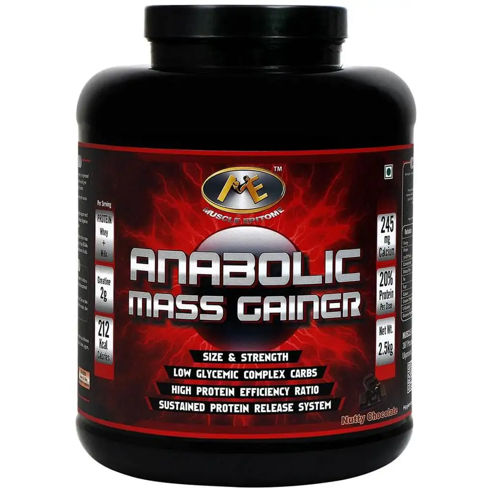 Muscle Epitome Anabolic Mass Gainer,  5.5 lb  Nutty Chocolate