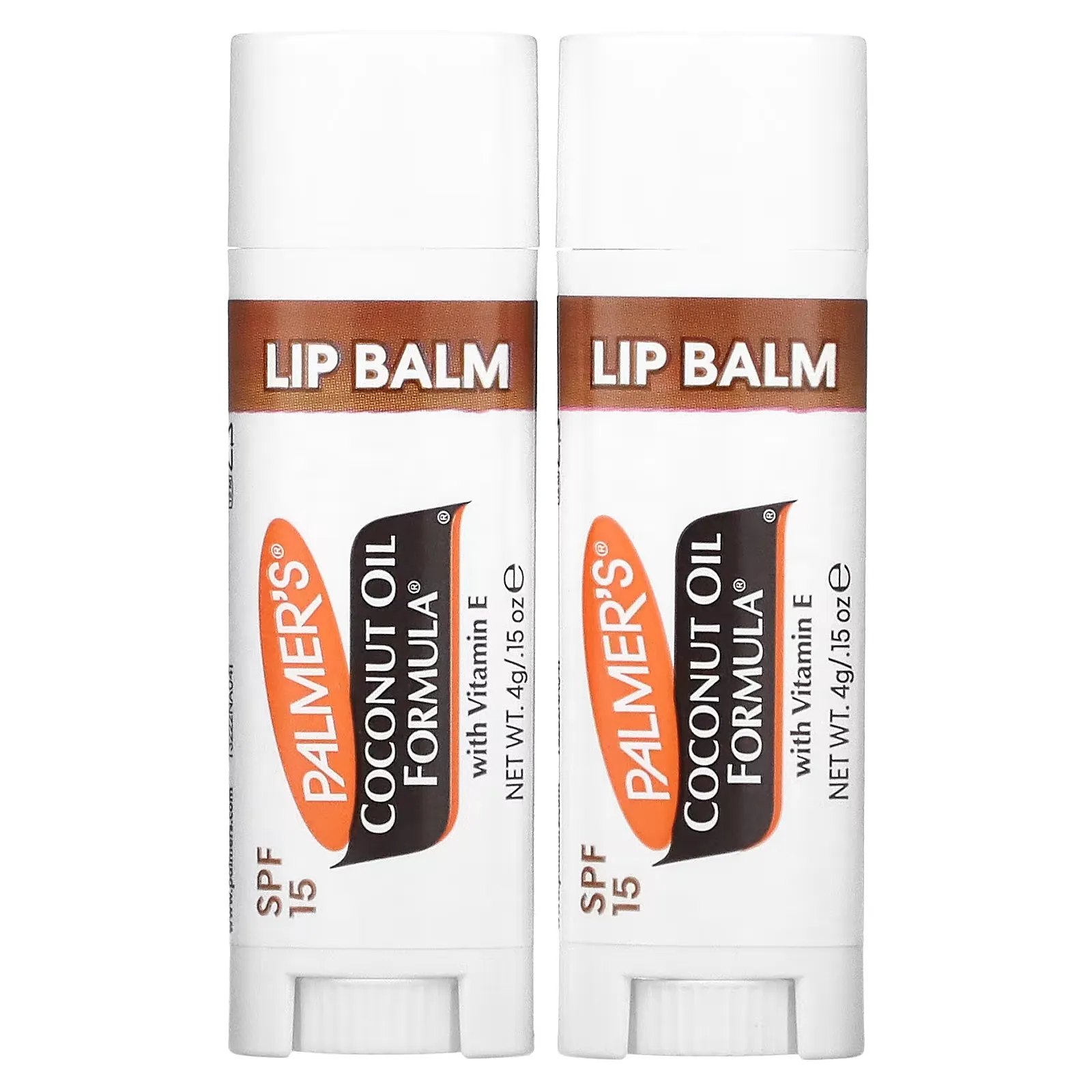 Coconut Hydrate Lip Balm, SPF 15, 2 Pack, 0.30 oz (0.8 g)