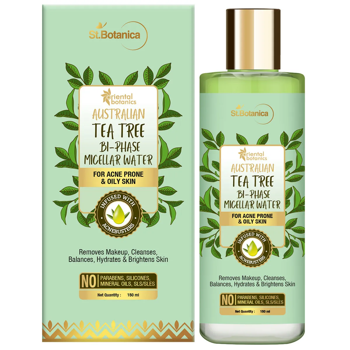 Oriental Botanics Australian Tea Tree Anti Acne Bi-Phase Micellar Water