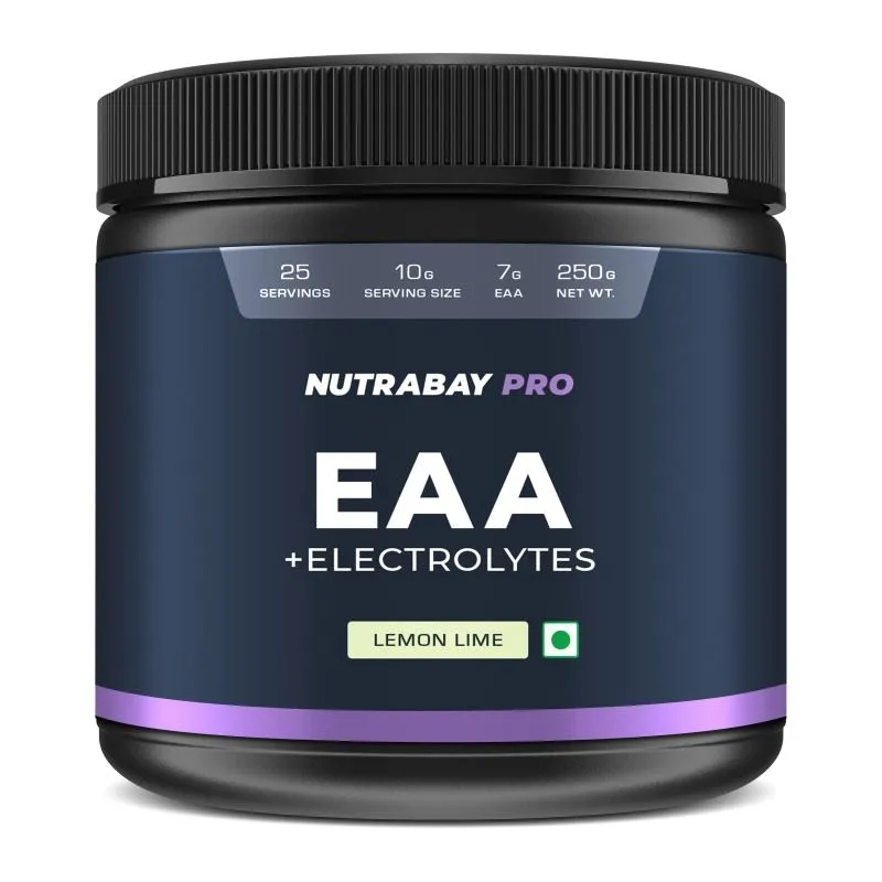 Nutrabay Pro Eaas With Electrolytes (Essential Amino Acids) - Lemon Lime