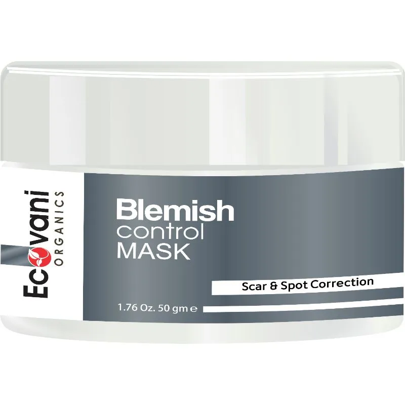 ECOVANI Organics Blemish Control Mask - Organic Scar Lightening Formula