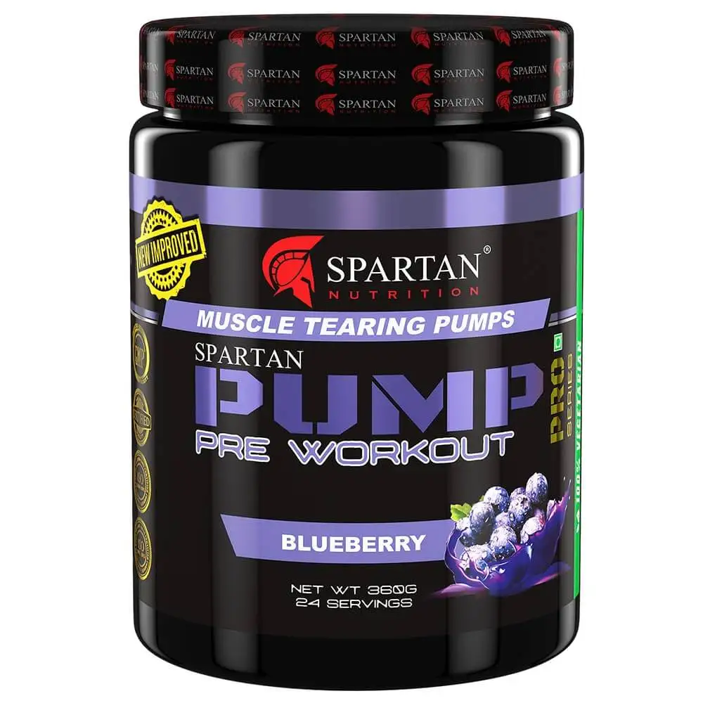 Spartan Nutrition PUMP Pre Workout,  0.79 lb  Blueberry