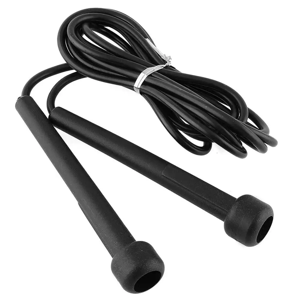 KOBO PVC Jump Rope (JR-5),  Black  Free Size