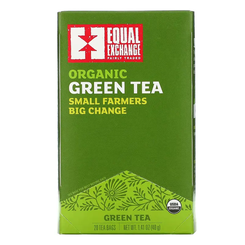 Organic Green Tea, 20 Tea Bags, 1.41 oz (40 g)