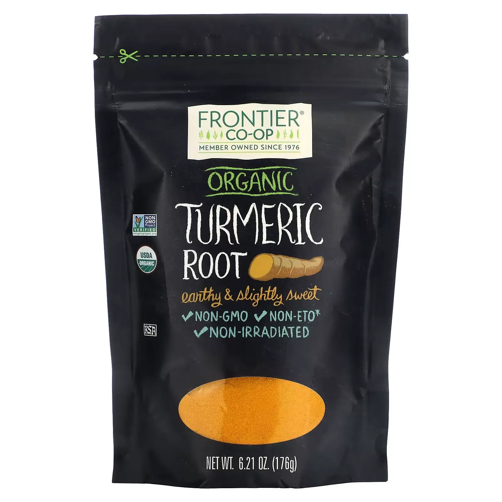 Organic Turmeric Root, 6.21 oz (176 g)