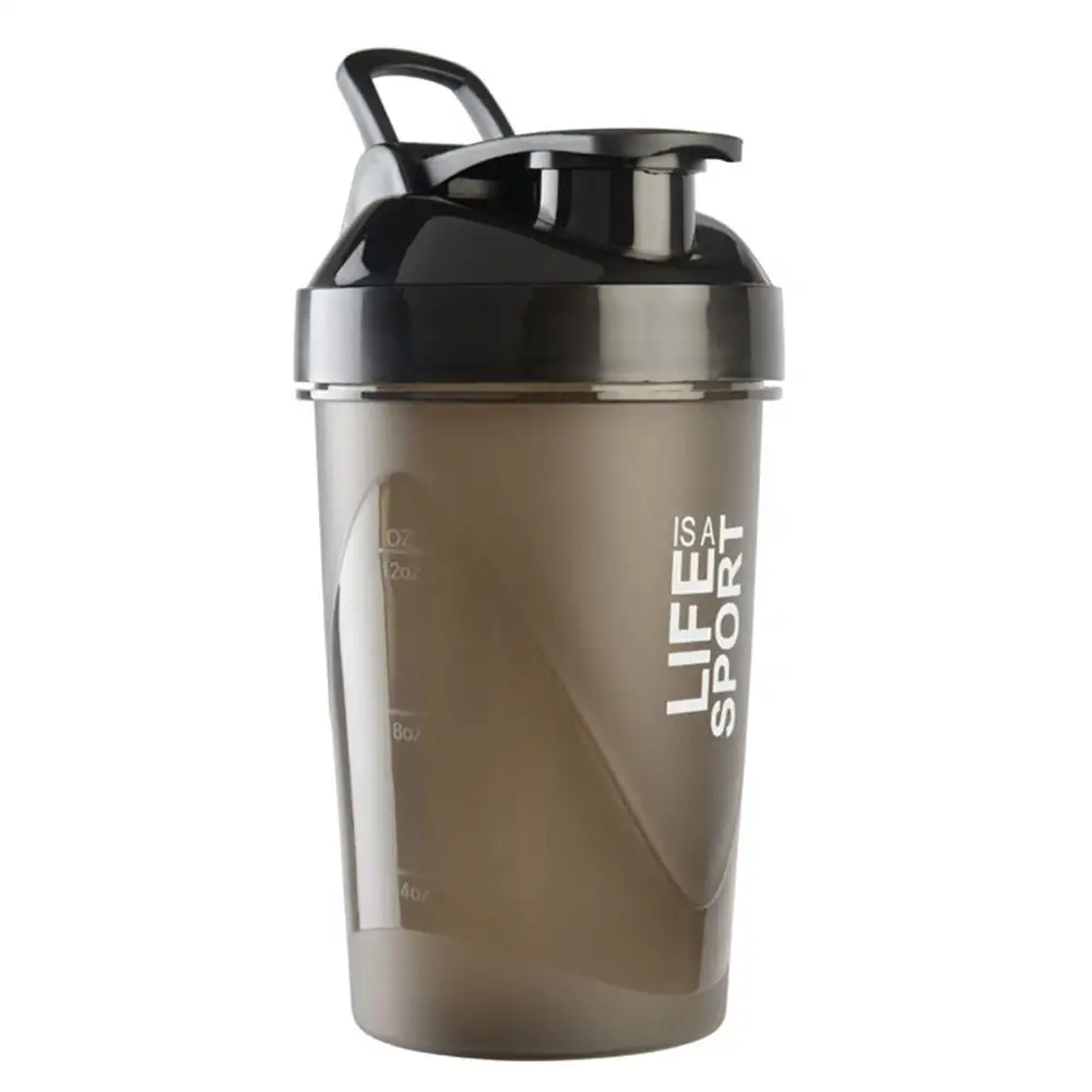 Gym Brute Refuel Gym Shaker Bottle,  Black  470 ml