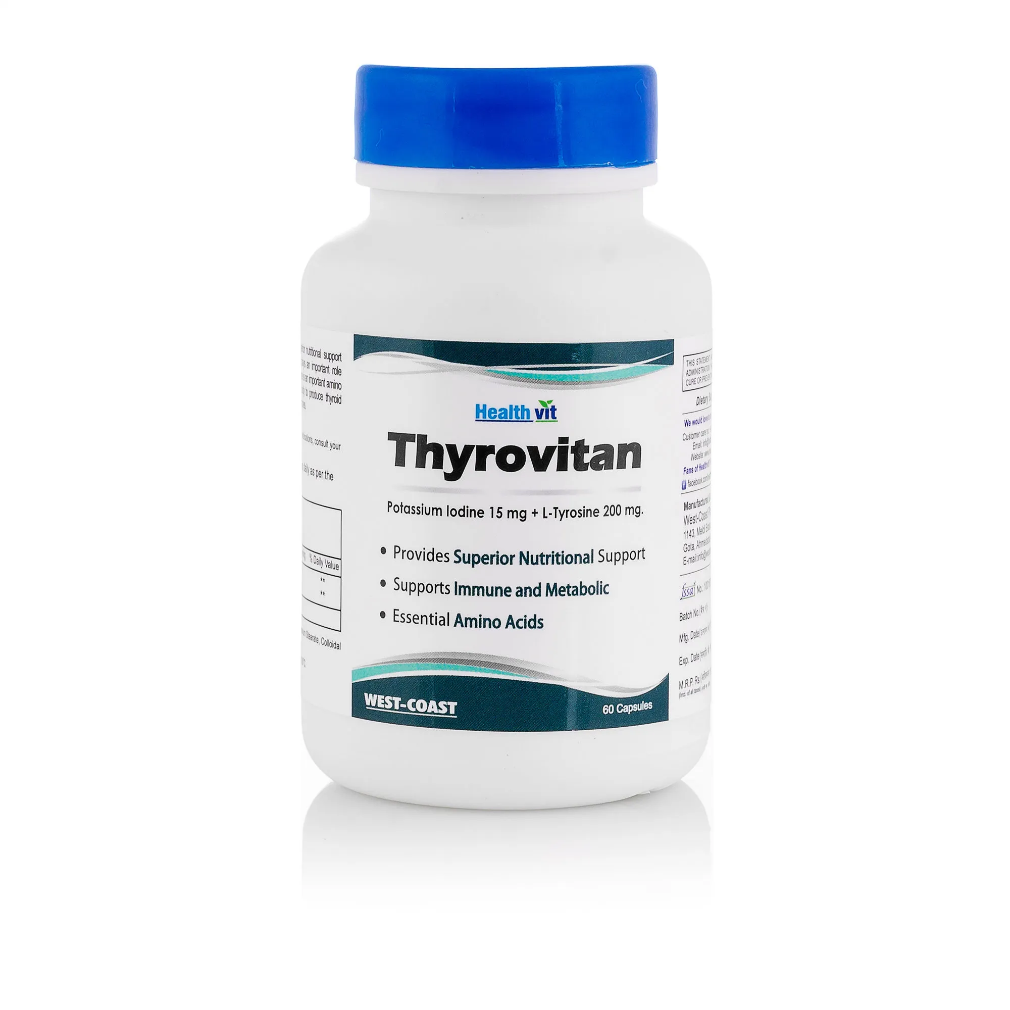 HealthVit Thyrovitan Essential Amino Acids 60 Capsules