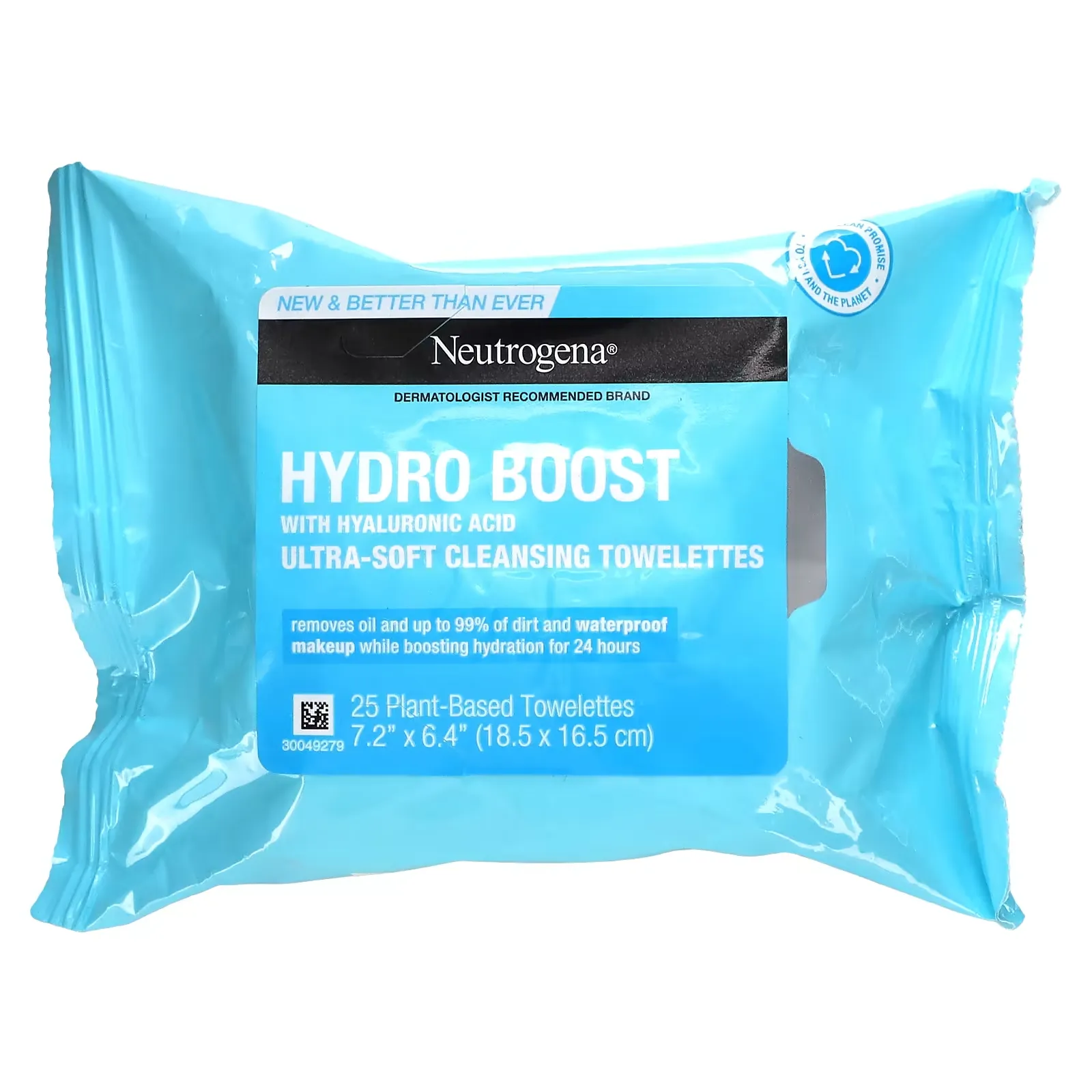 Hydro Boost with Hyaluronic Acid, Ultra-Soft Cleansing Towelettes, 25 Plant-Based Towelettes