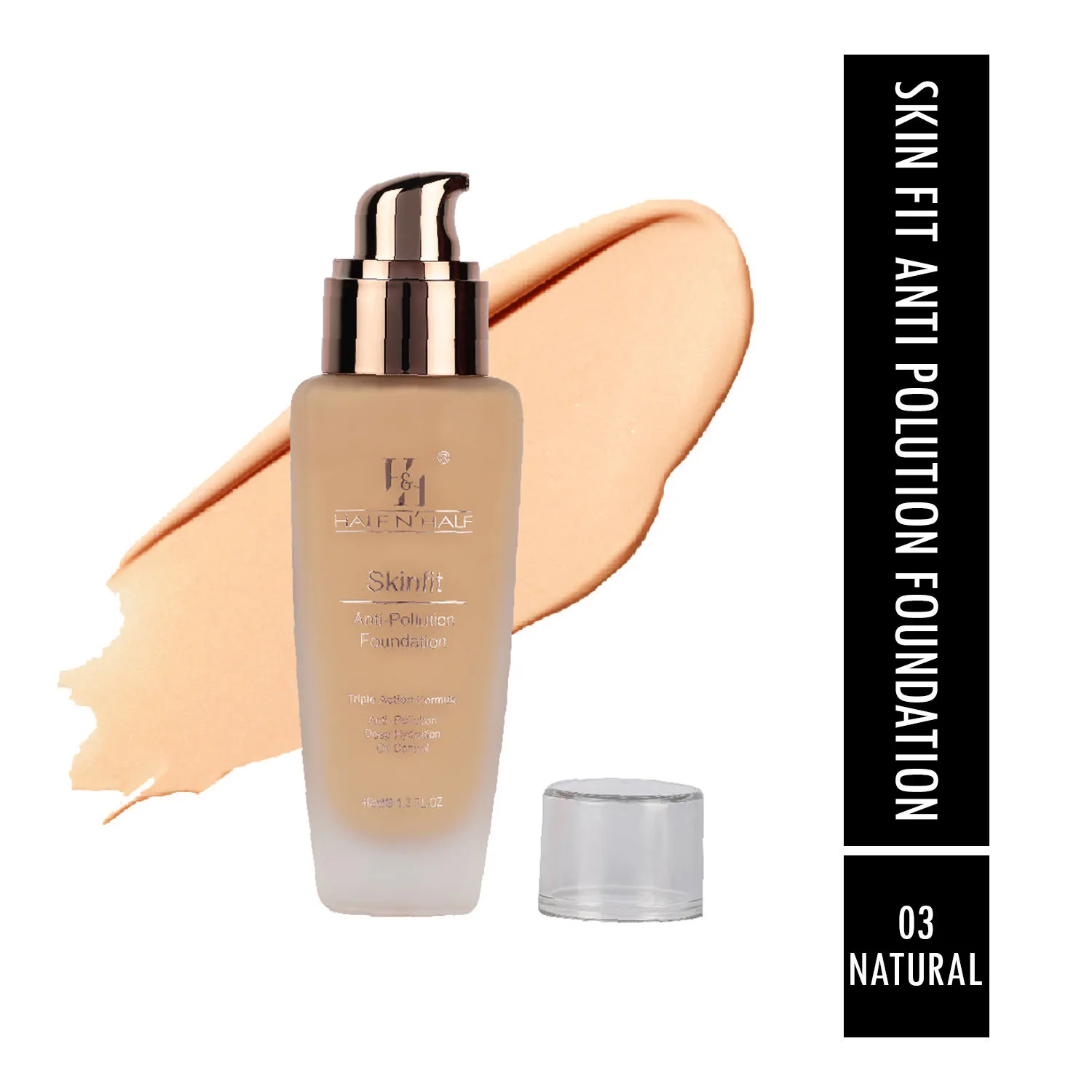 Half N Half Skinfit Anti-Pollution Deep Hydration And Oil Foundation