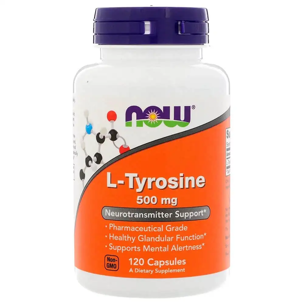 Now L-Tyrosine (500mg),  120 capsules