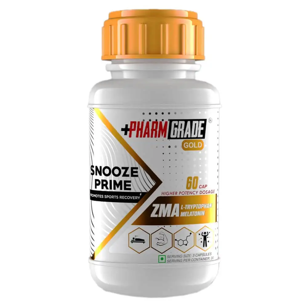 Pharmgrade Snooze Prime ZMA Gold,  60 capsules  Unflavored