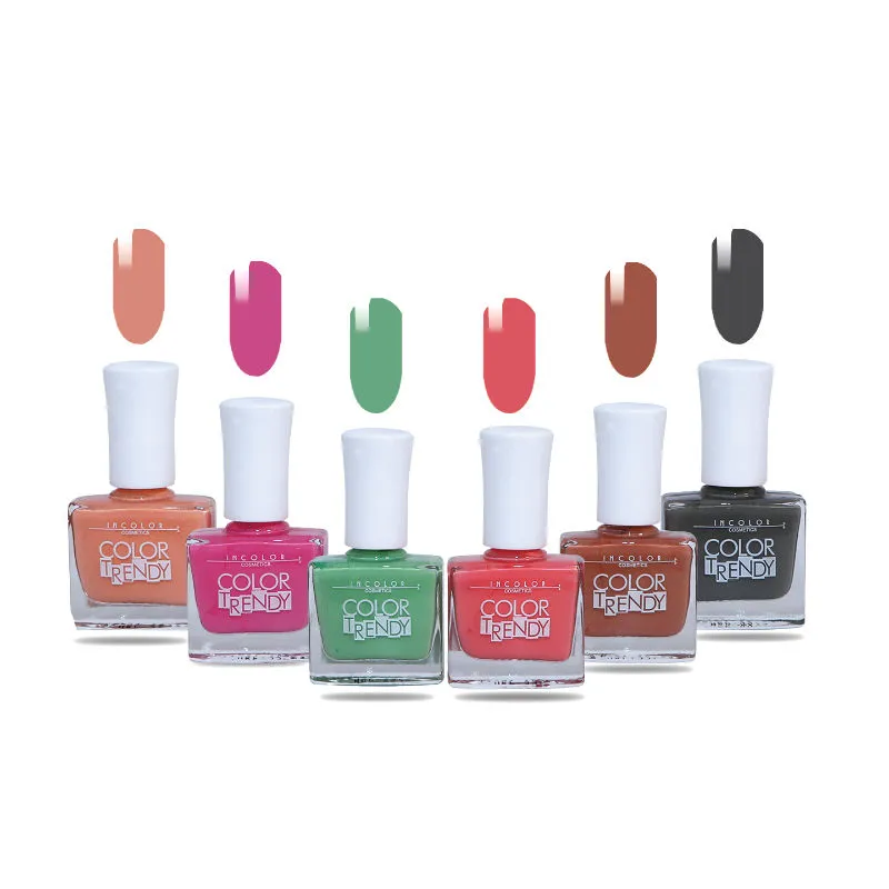 Incolor Color Trendy Matte Nail Enamel Combo - 06