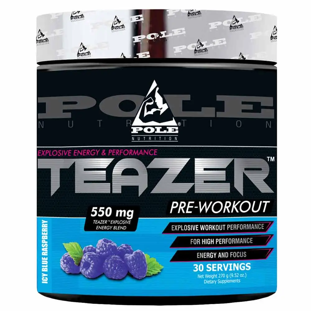 Pole Nutrition Teazer Pre Workout,  0.59 lb  Blue Raspberry