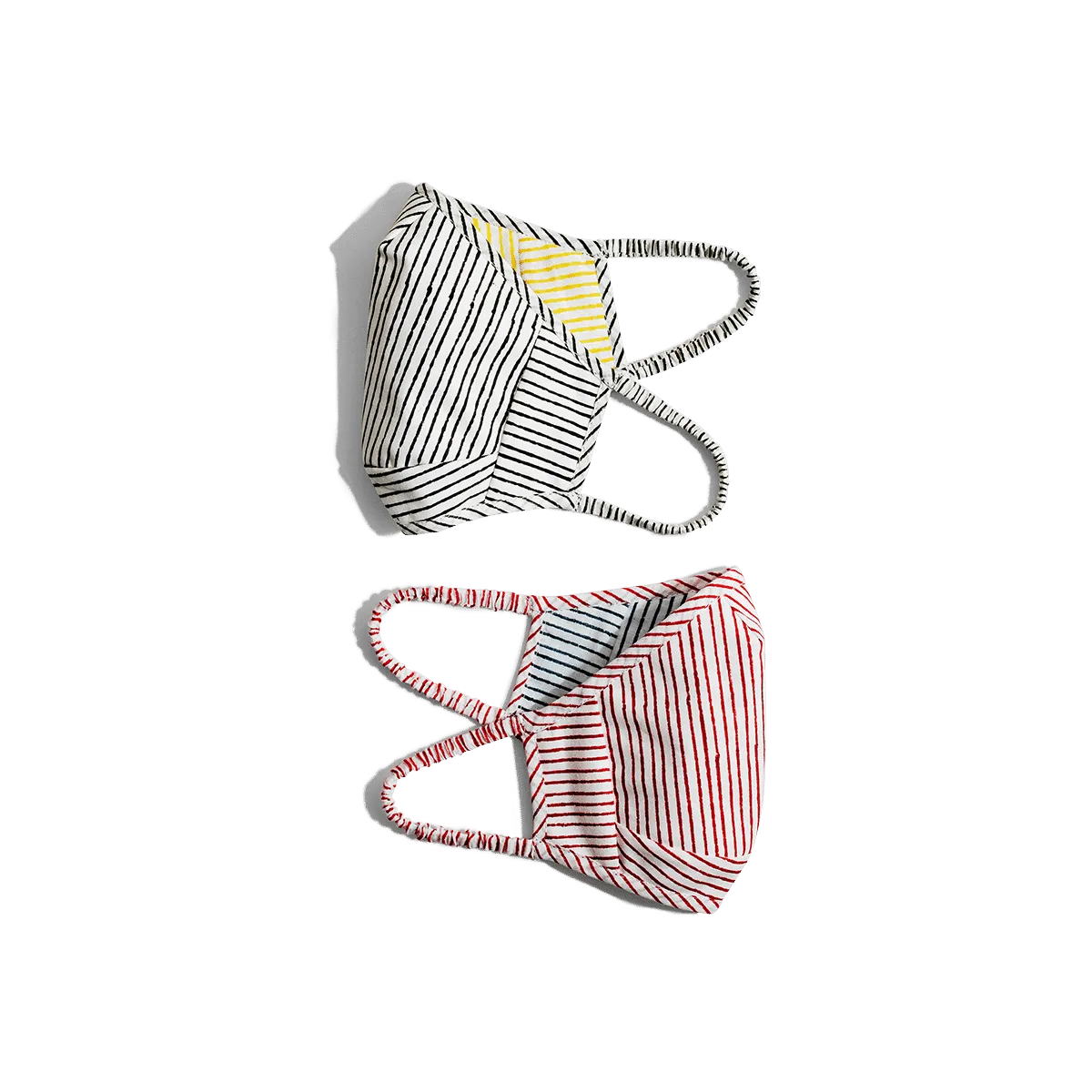 DailyObjects Pin-Stripes Loop Mask - Set of 2