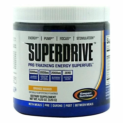 SuperDrive, By Gaspari Nutrition, Orange Mango, 20 Servings,