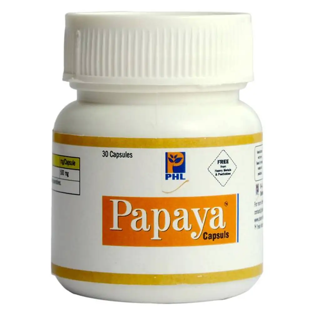 Planet Herbs Lifesciences Papaya Capsules,  30 capsules