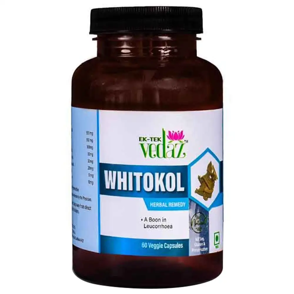 Ek-Tek Vedaz Whitokol,  60 veggie capsule(s)