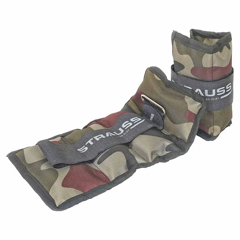 Strauss Ankle Weight (Pair),  Camouflage  1 kg