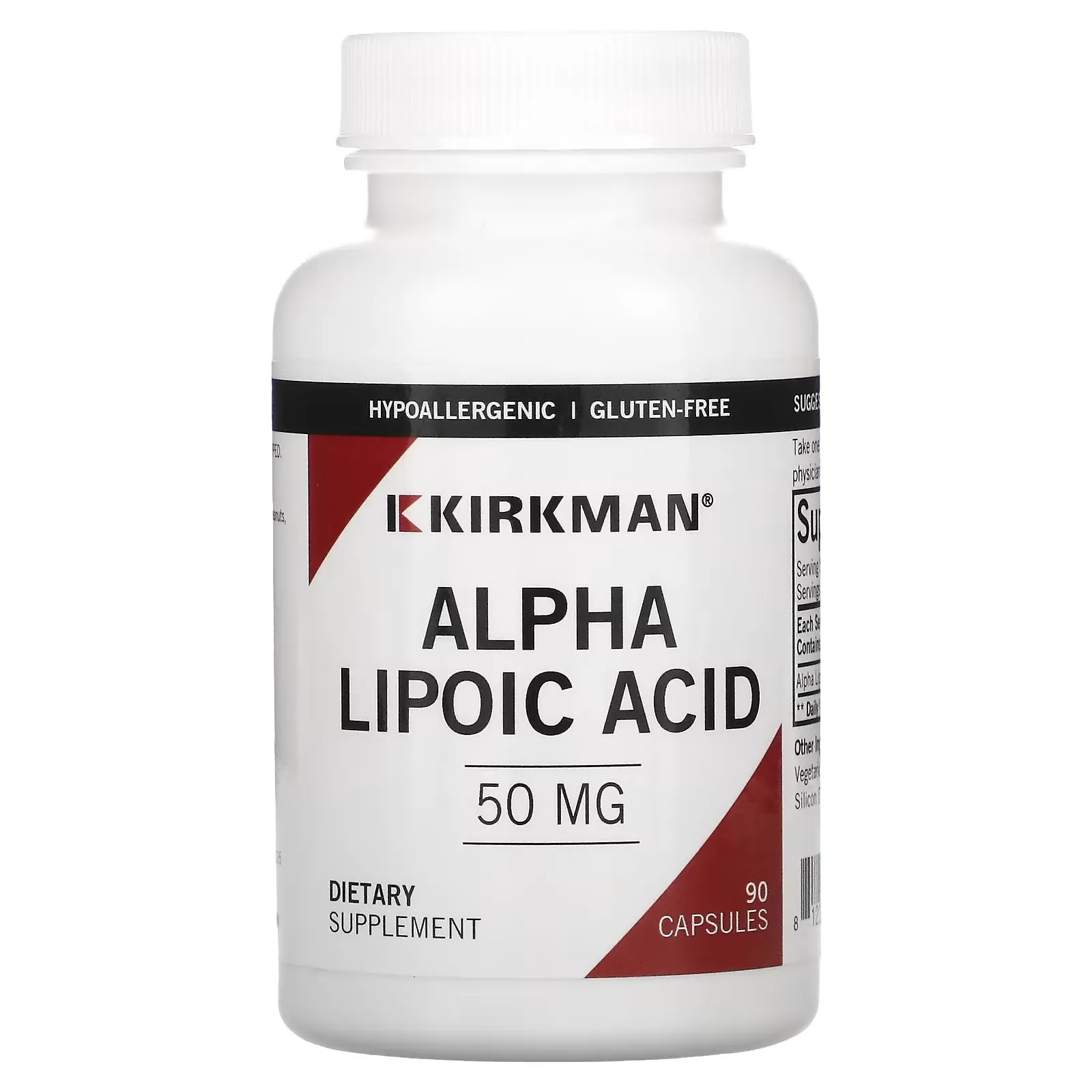 Alpha Lipoic Acid, 50 mg, 90 Capsules