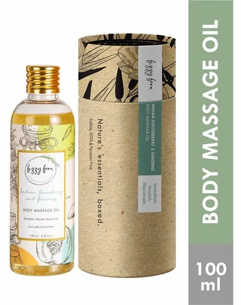 Fizzy Fern Indian Gooseberry & Ginseng Body Massage Oil