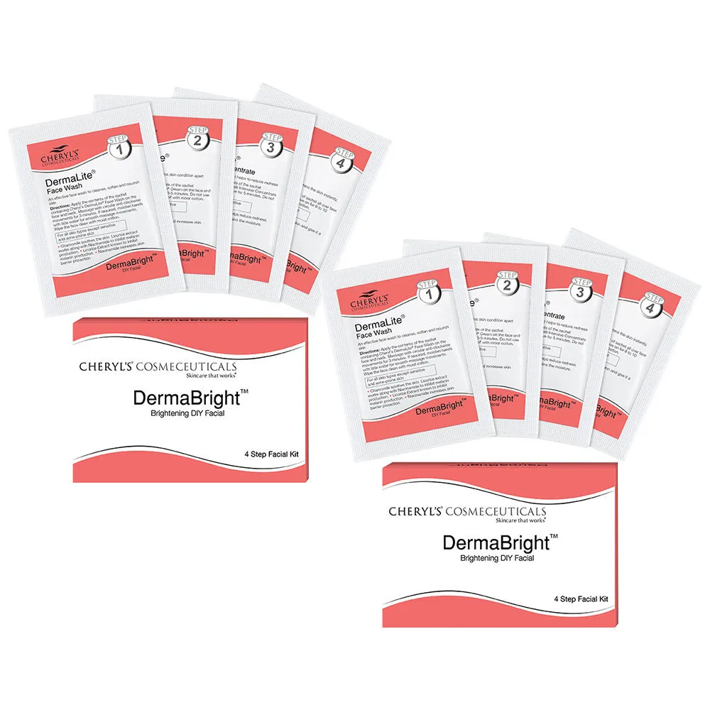 Cheryl's Cosmeceuticals Dermabright Diy Facial Kit Pack Of 2