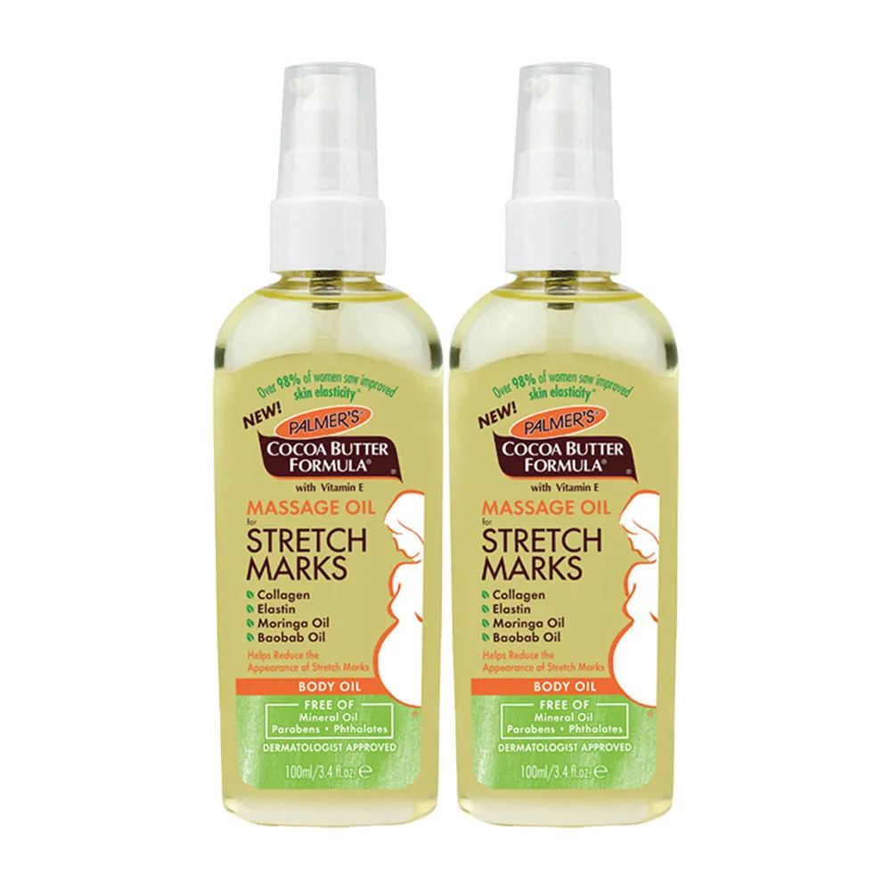 Palmer's Cocoa Butter Formula Massage Oil for Stretch Marks - Pack of 2