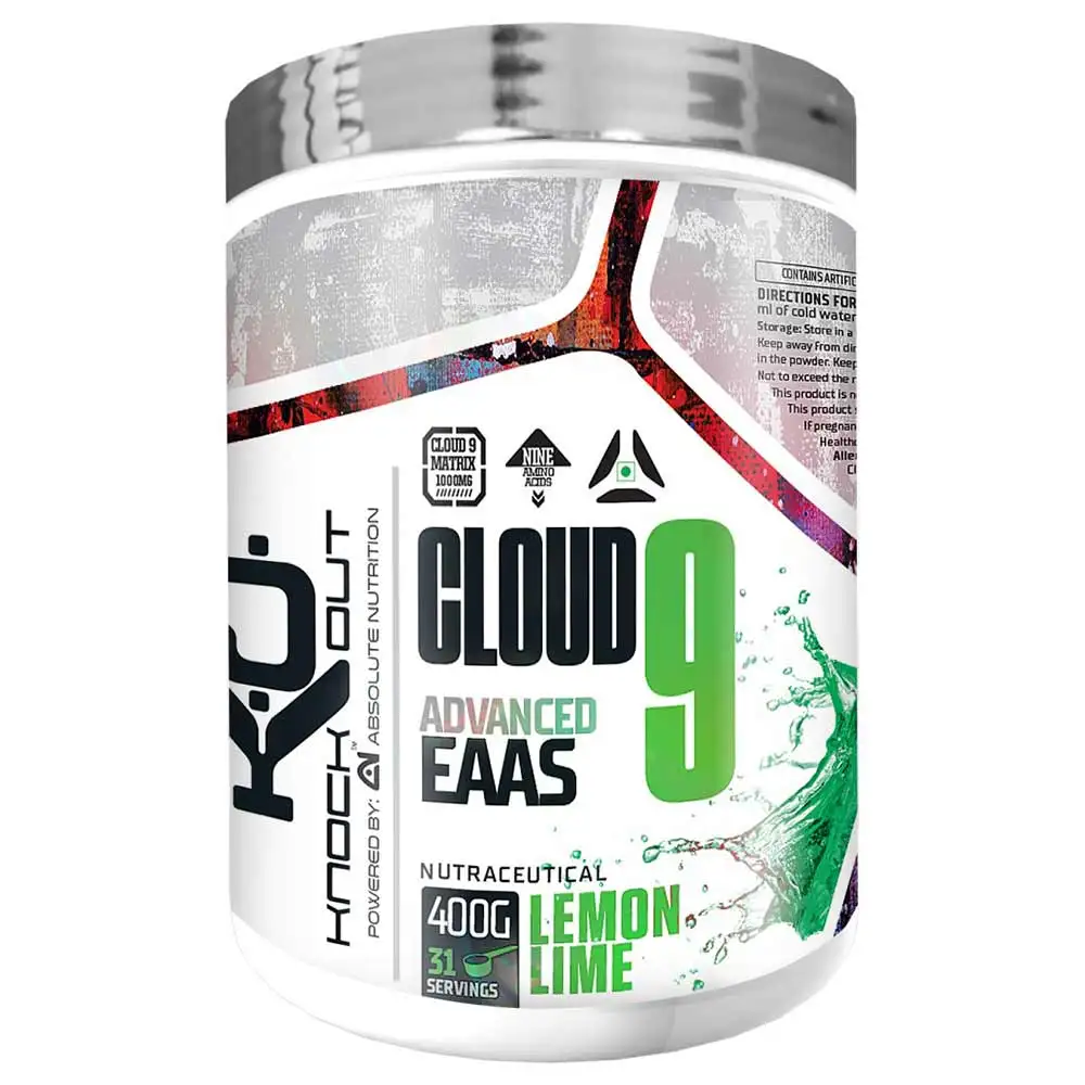 Absolute Nutrition Knockout Series Cloud 9 EAA,  Lemon Lime  0.88 lb  31 Servings