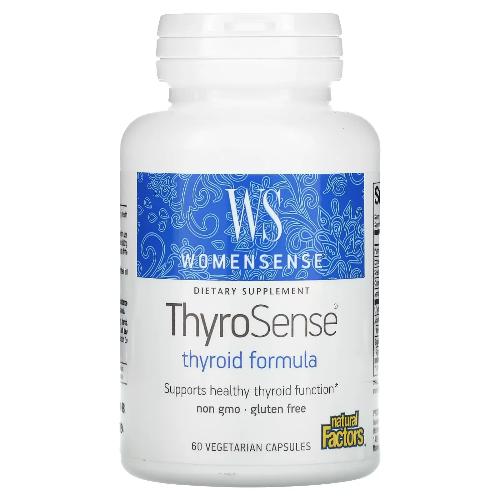 WomenSense, ThyroSense, Thyroid Formula, 60 Vegetarians Capsules