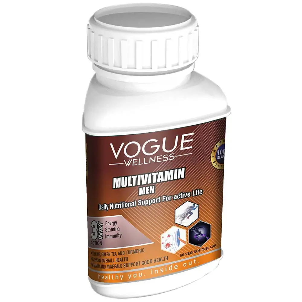 Vogue Wellness Multivitamin Men,  60 softgels  Unflavoured