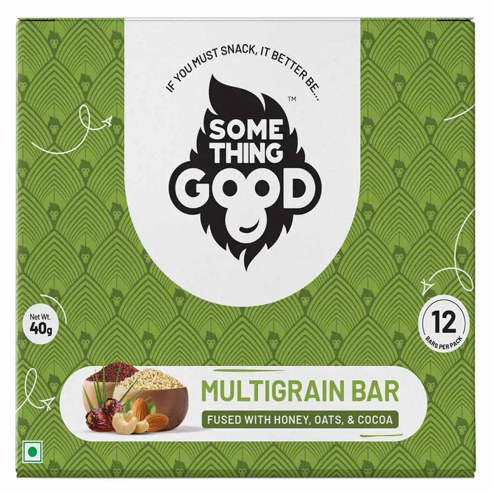 Something Good Multigrain Bar,  12 bar(s)  Fused with Honey, Oats & Cocoa