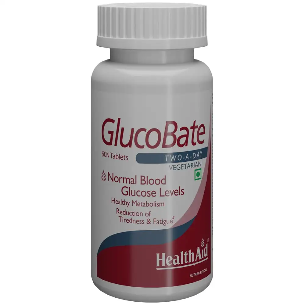 HealthAid GlucoBate,  60 tablet(s)